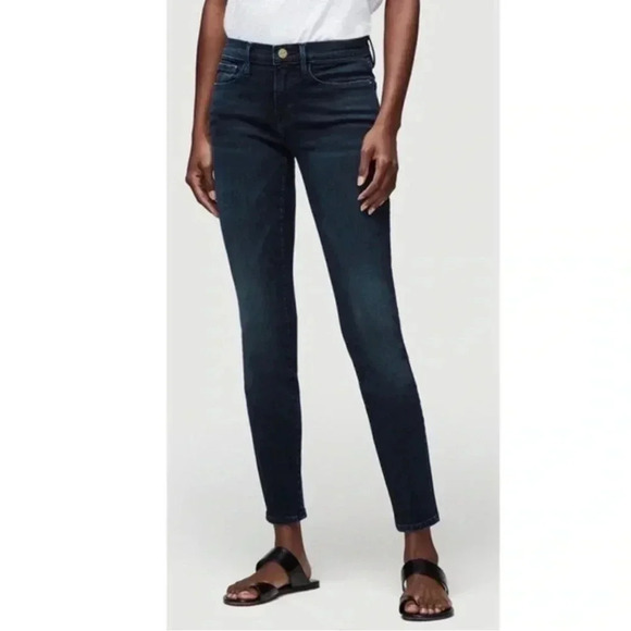 Frame Le Skinny de Jeanne Porter Wash Jeans Size 28 - Picture 10 of 10